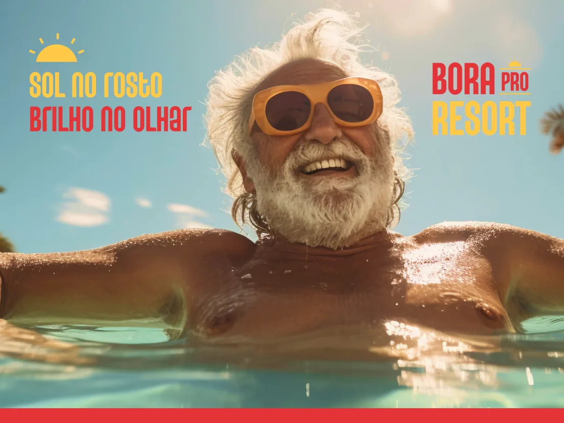 Campanha Bora Pro Resort — Sol no rosto, brilho no olhar