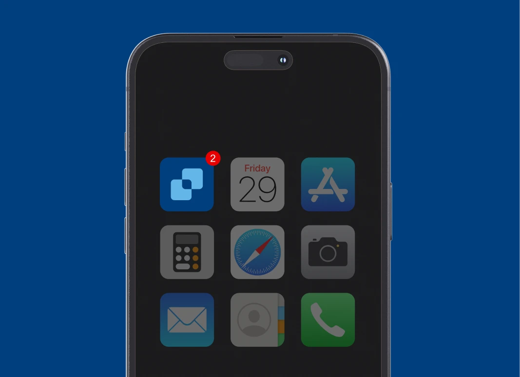 App Integra no iPhone