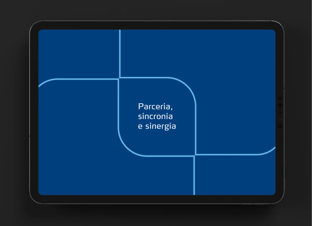 Sistema visual Integra em tablet
